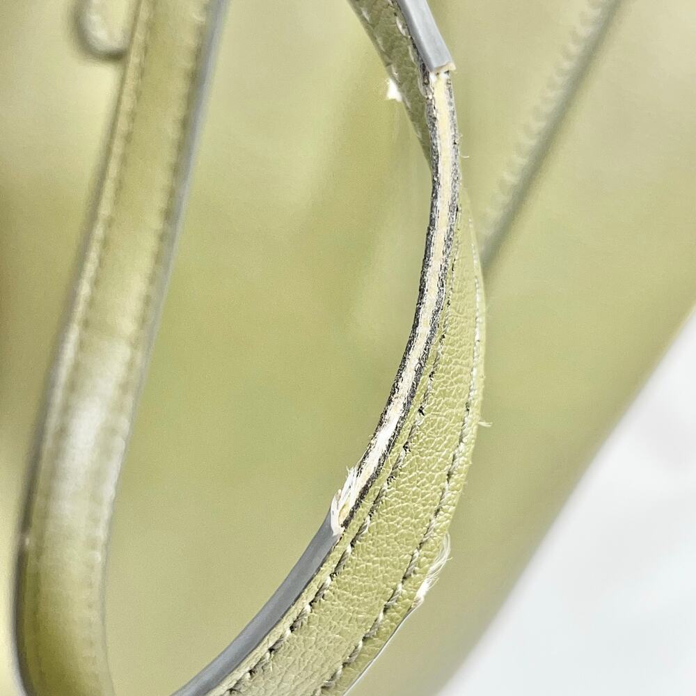 Marc Jacobs Leather Commuter Tote Bag Olive Green Shoulder Bag - Picture 12 of 16